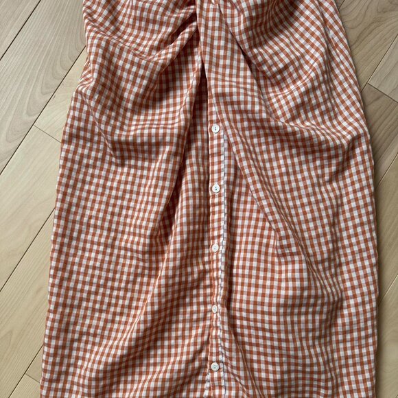Zara Gingham Summer Picnic Midi Dress | Cottagecore - Picture 3 of 6